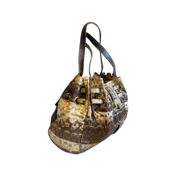 Jimmy Choo Ramona Snake Python Hand Bag Great Condition - Picture 4 of 5